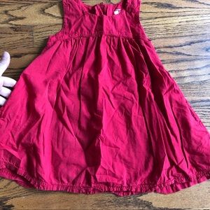 Primary red swing dress